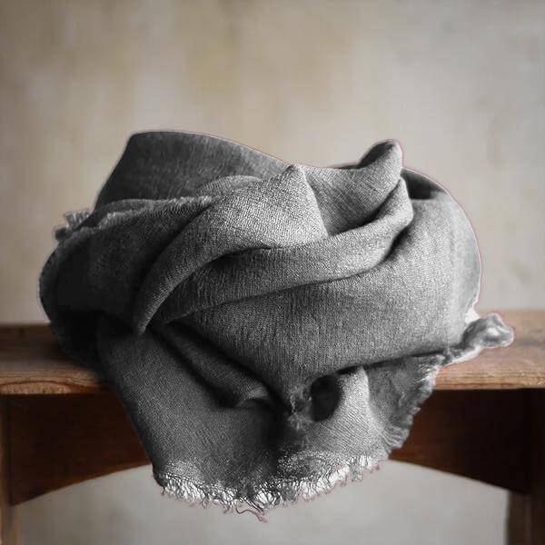 Linne scarf | Lätt | Mjuk | Vårscarf | Scarf för kvinnor-Eva Jonsson