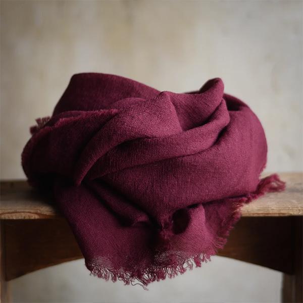 Linne scarf | Lätt | Mjuk | Vårscarf | Scarf för kvinnor-Eva Jonsson