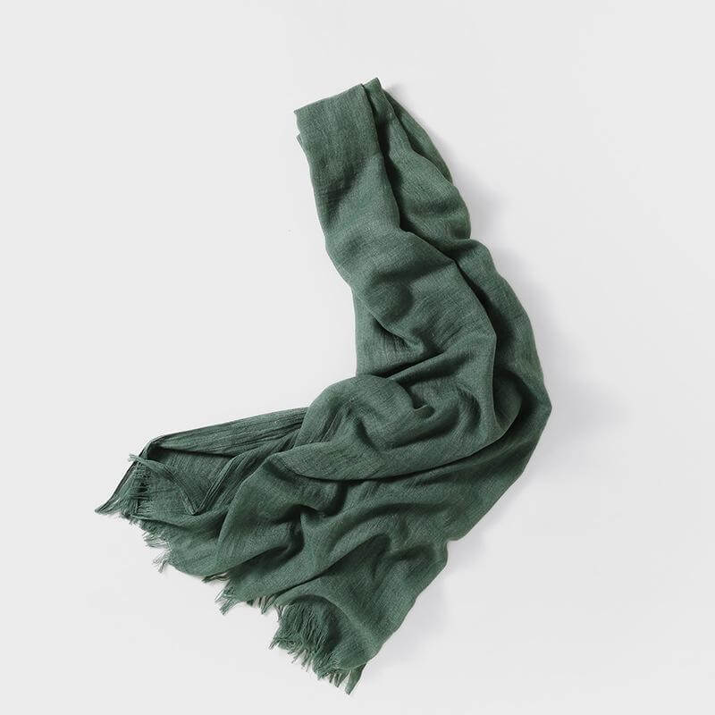 Linne scarf | Lätt | Mjuk | Vårscarf | Scarf för kvinnor-Eva Jonsson