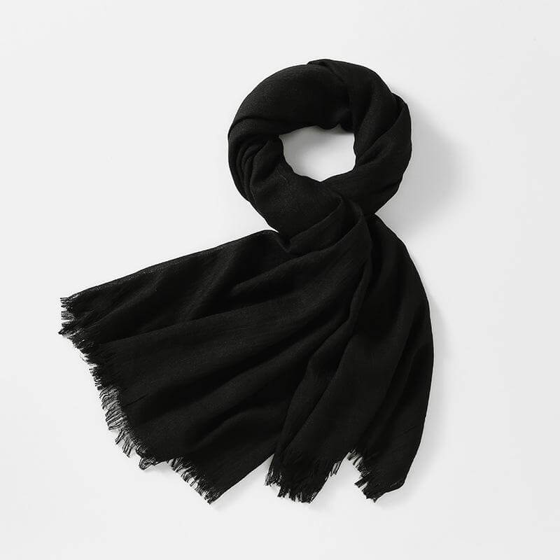 Linne scarf | Lätt | Mjuk | Vårscarf | Scarf för kvinnor-Eva Jonsson