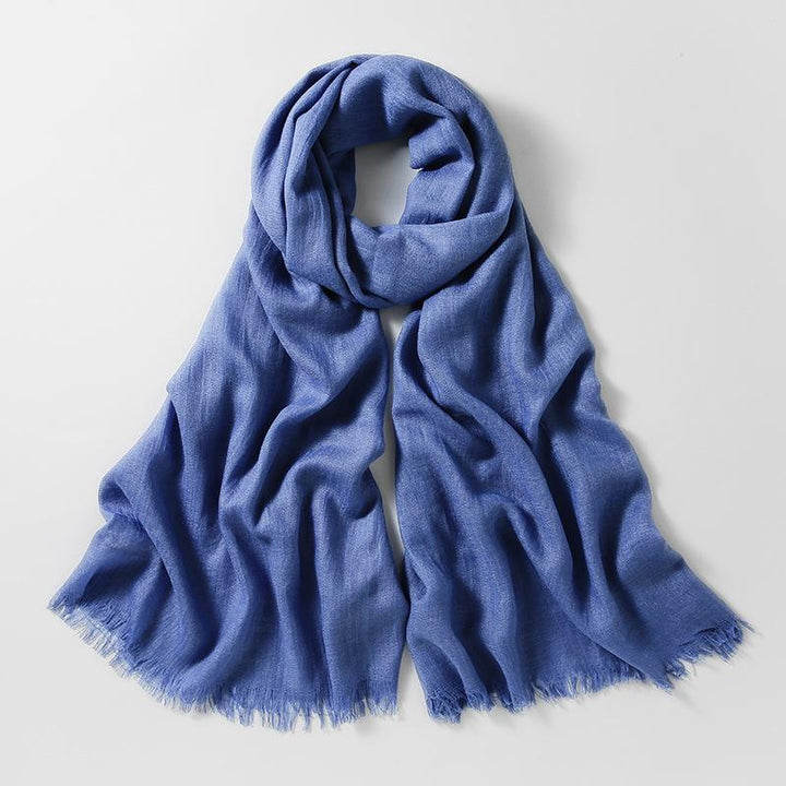 Linne scarf | Lätt | Mjuk | Vårscarf | Scarf för kvinnor-Eva Jonsson