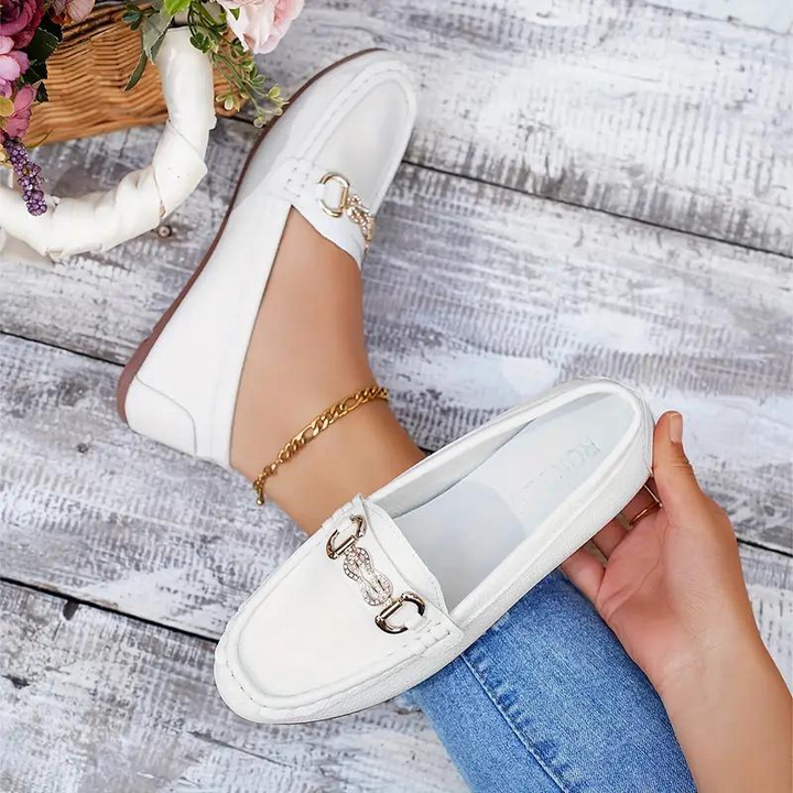 Loafers, Platta, Lättvikts, Loafers för kvinnor, Skor för sommaren-Eva Jonsson