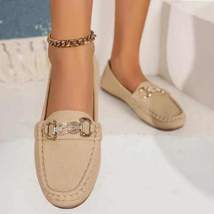 Loafers, Platta, Lättvikts, Loafers för kvinnor, Skor för sommaren-Eva Jonsson
