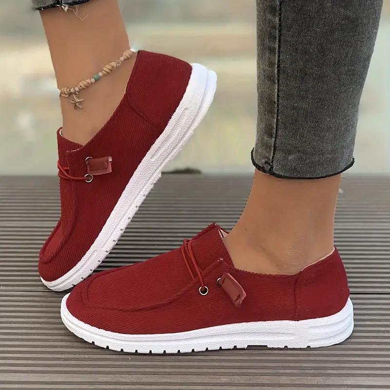 Loafers, Slip On, Lättviktsskor, Damskor, Canvasskor-Eva Jonsson