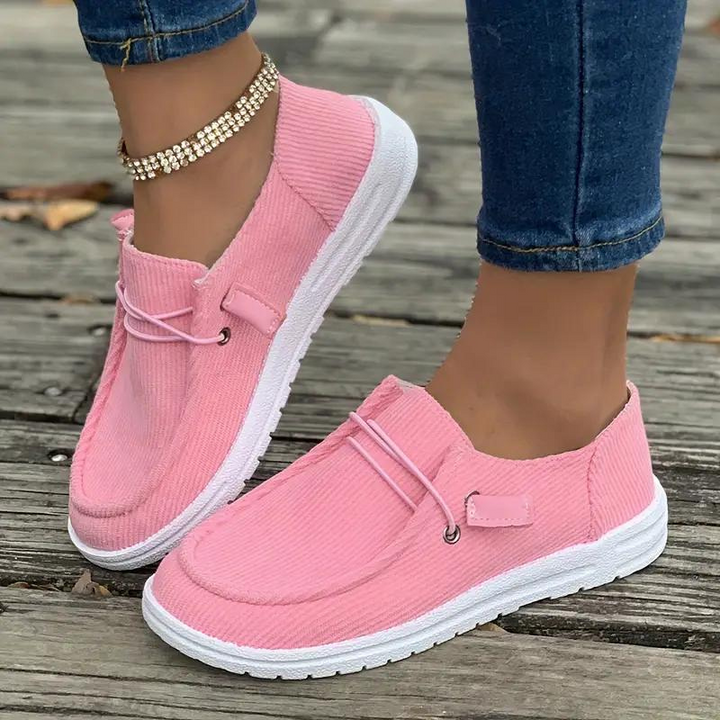 Loafers, Slip On, Lättviktsskor, Damskor, Canvasskor-Eva Jonsson