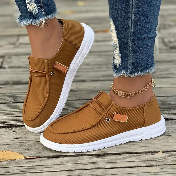 Loafers, Slip On, Lättviktsskor, Damskor, Canvasskor-Eva Jonsson