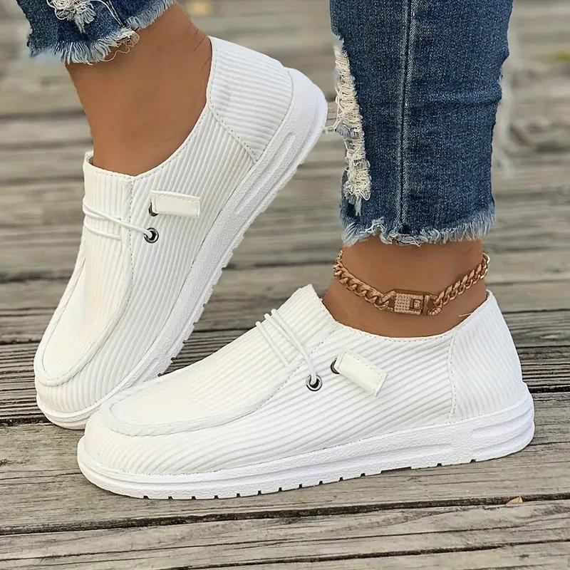 Loafers, Slip On, Lättviktsskor, Damskor, Canvasskor-Eva Jonsson