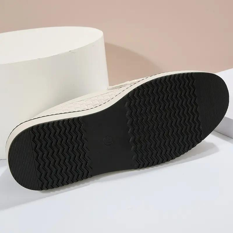 Loafers med plattform - Vävda - Bekväma - Damskor - Slip On-skor-Eva Jonsson