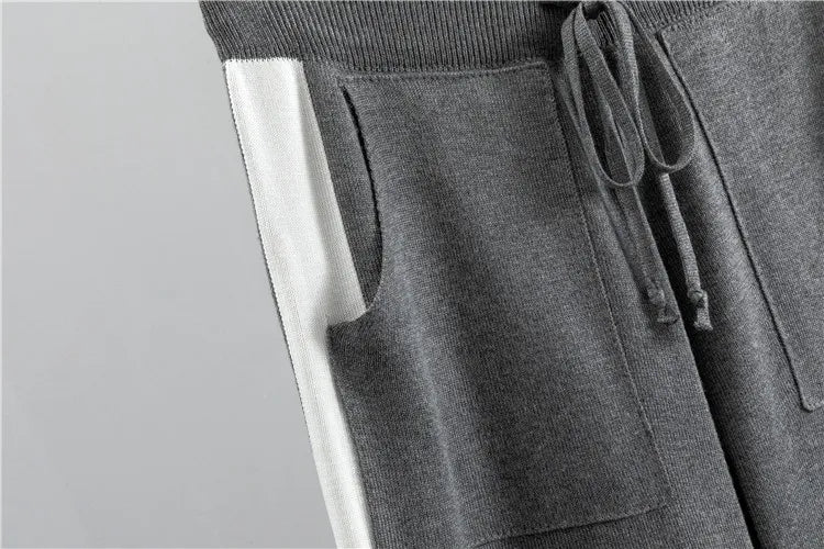 Loungewear Set - Långärmad - Lös passform - Träningsoverall - Tvådelat set-Eva Jonsson