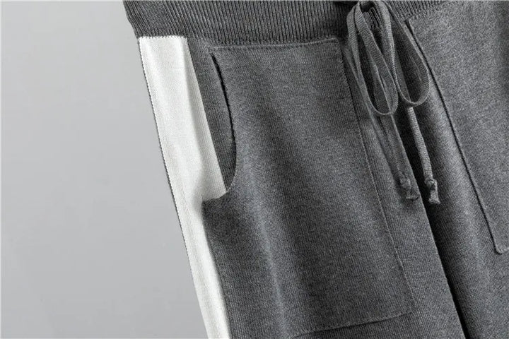 Loungewear Set - Långärmad - Lös passform - Träningsoverall - Tvådelat set-Eva Jonsson