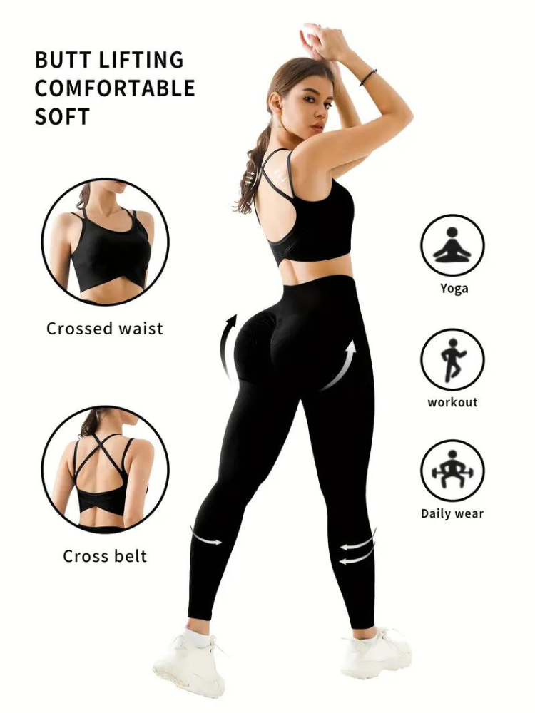Lysandra Träningsoutfit | Matchande 2st Activewear för kvinnor-Eva Jonsson