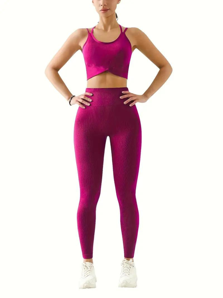 Lysandra Träningsoutfit | Matchande 2st Activewear för kvinnor-Eva Jonsson
