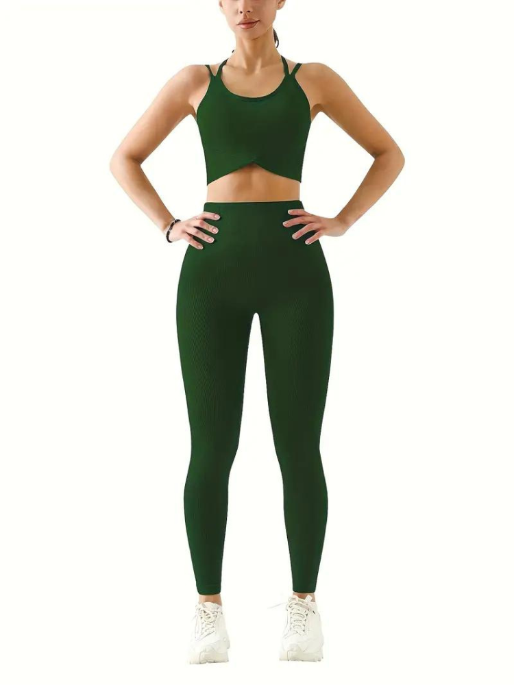 Lysandra Träningsoutfit | Matchande 2st Activewear för kvinnor-Eva Jonsson