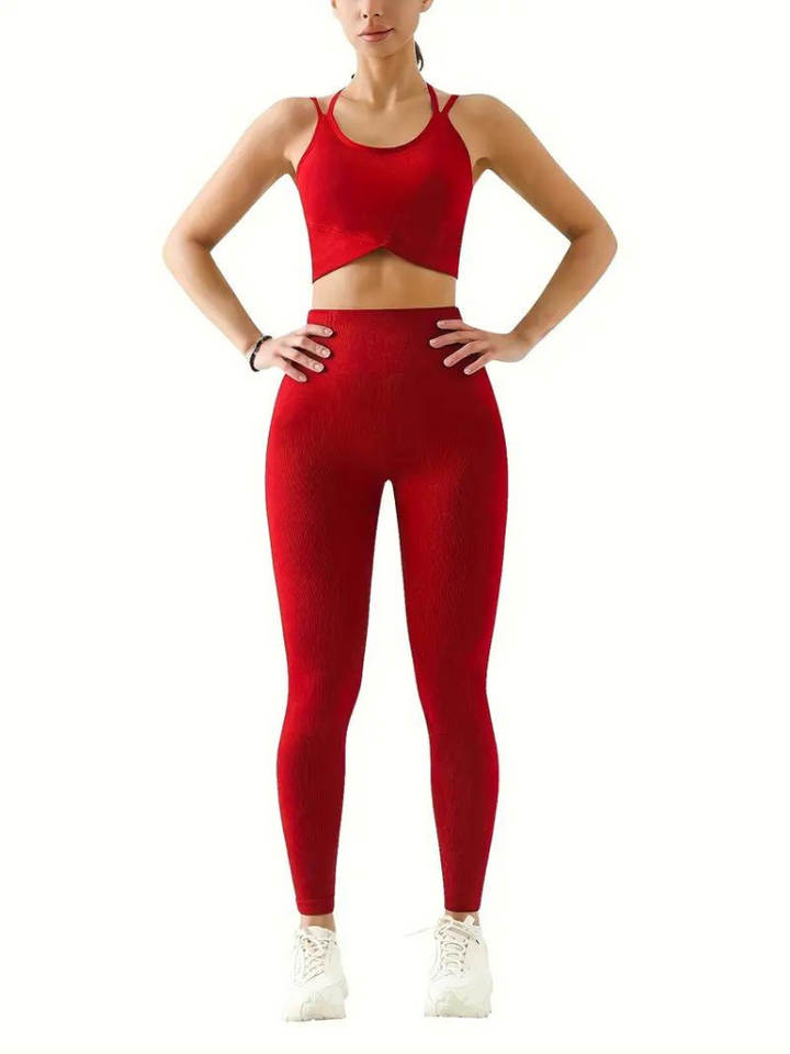 Lysandra Träningsoutfit | Matchande 2st Activewear för kvinnor-Eva Jonsson