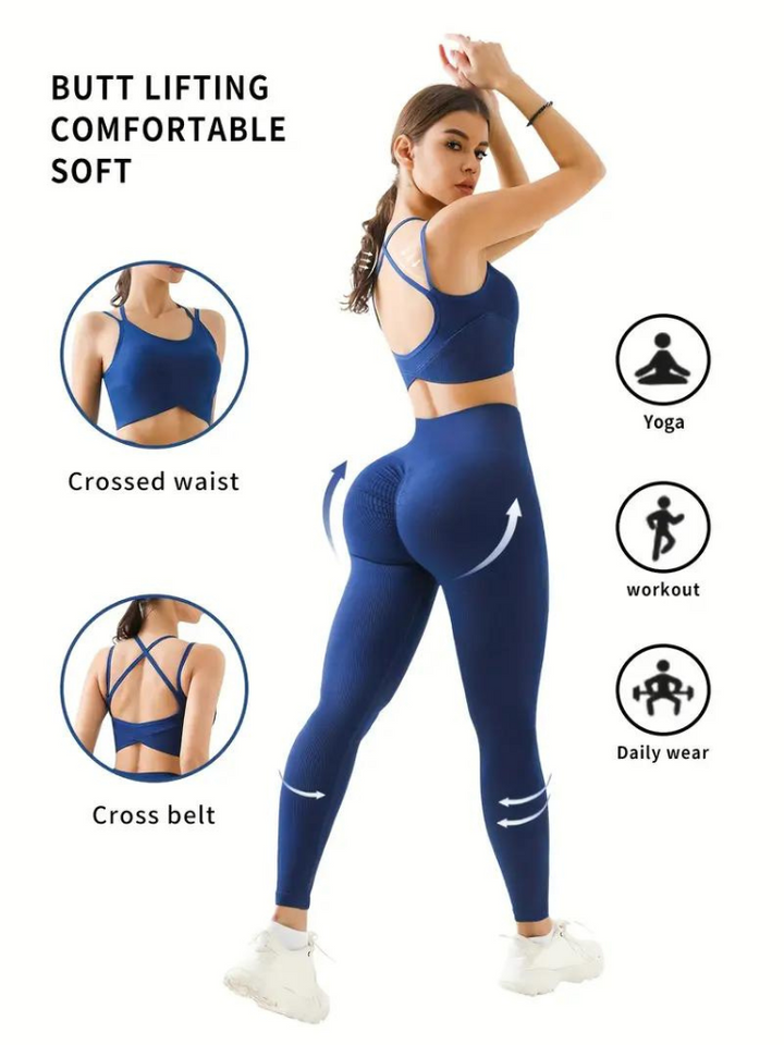 Lysandra Träningsoutfit | Matchande 2st Activewear för kvinnor-Eva Jonsson