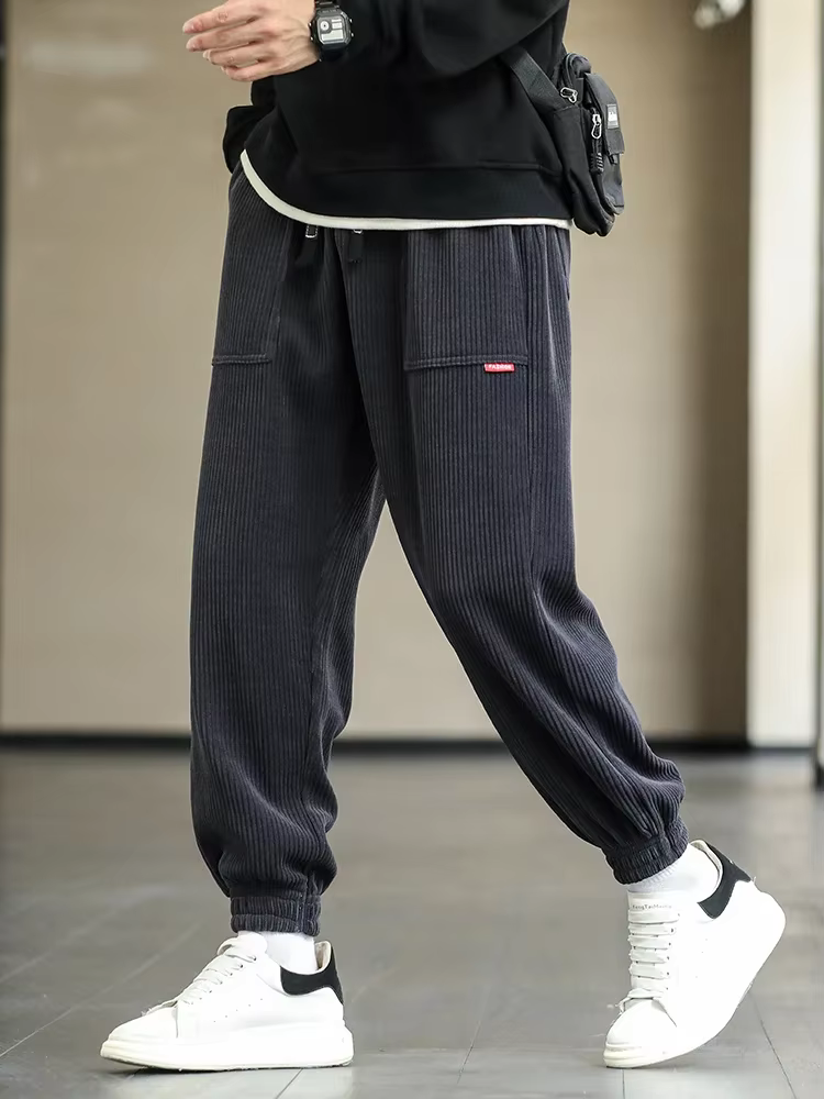 Manchesterbyxor - Baggy - Loose Fit - Joggers i manchester - Joggers för herrar-Eva Jonsson