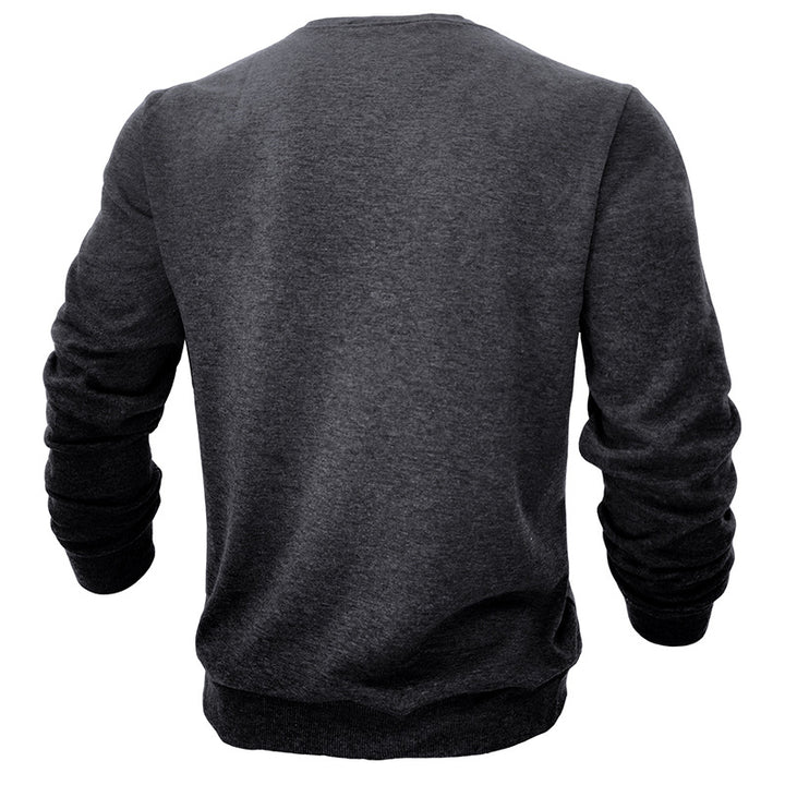 Mans Bekväma Crew Neck Sweatshirt Mirla-Eva Jonsson
