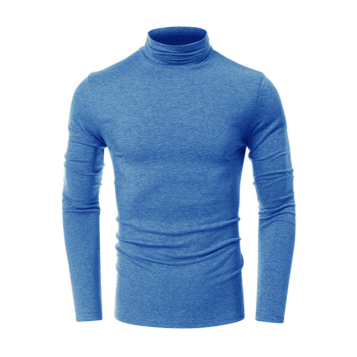 Mäns Elegant Turtleneck Tröja gjord av högkvalitativ Bomull Blandning Mirla-Eva Jonsson