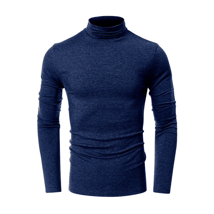 Mäns Elegant Turtleneck Tröja gjord av högkvalitativ Bomull Blandning Mirla-Eva Jonsson