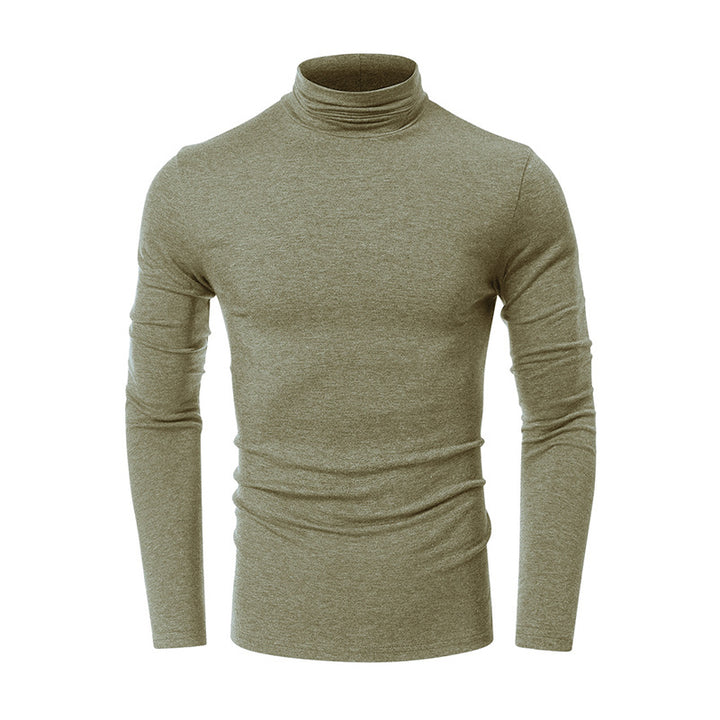 Mäns Elegant Turtleneck Tröja gjord av högkvalitativ Bomull Blandning Mirla-Eva Jonsson