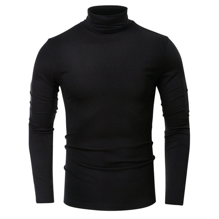Mäns Elegant Turtleneck Tröja gjord av högkvalitativ Bomull Blandning Mirla-Eva Jonsson