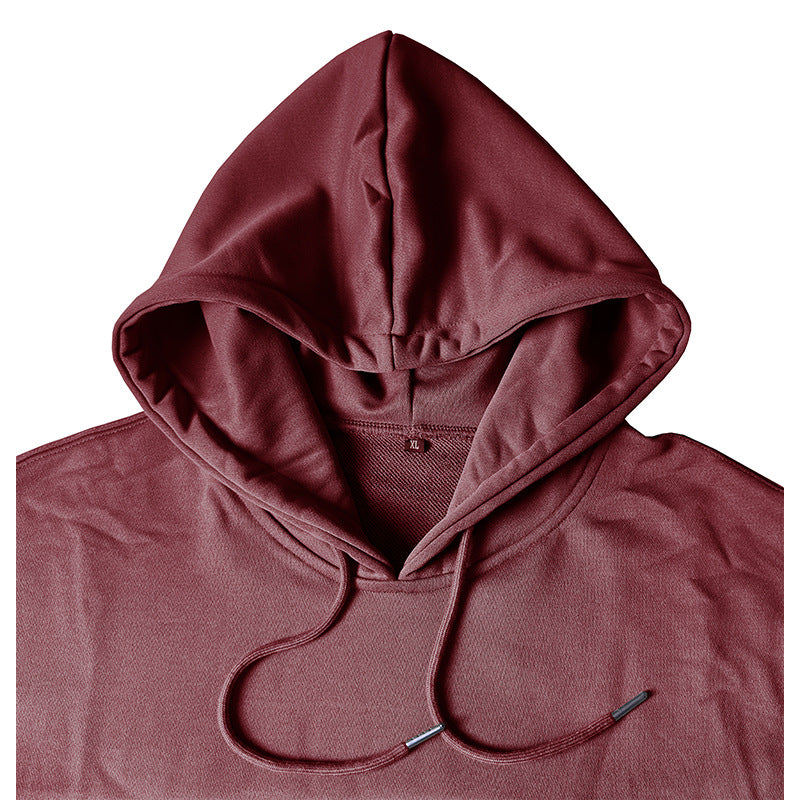 Mans Hoodie med Modernt Färgblockdesign Mirla-Eva Jonsson