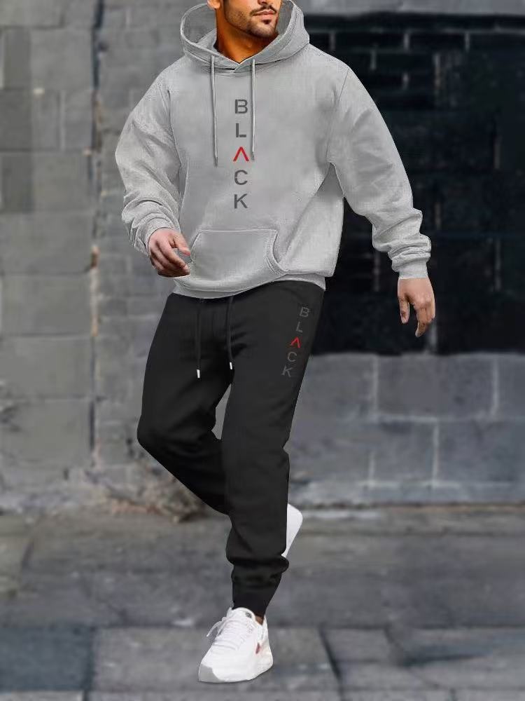 Mäns Hoodie och Joggingbyxor Set Mirla-Eva Jonsson