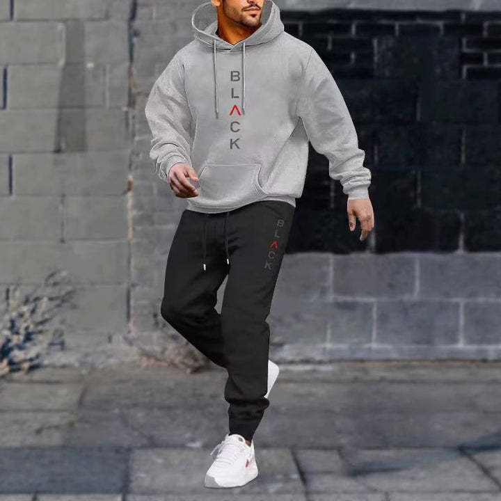 Mäns Hoodie och Joggingbyxor Set Mirla-Eva Jonsson