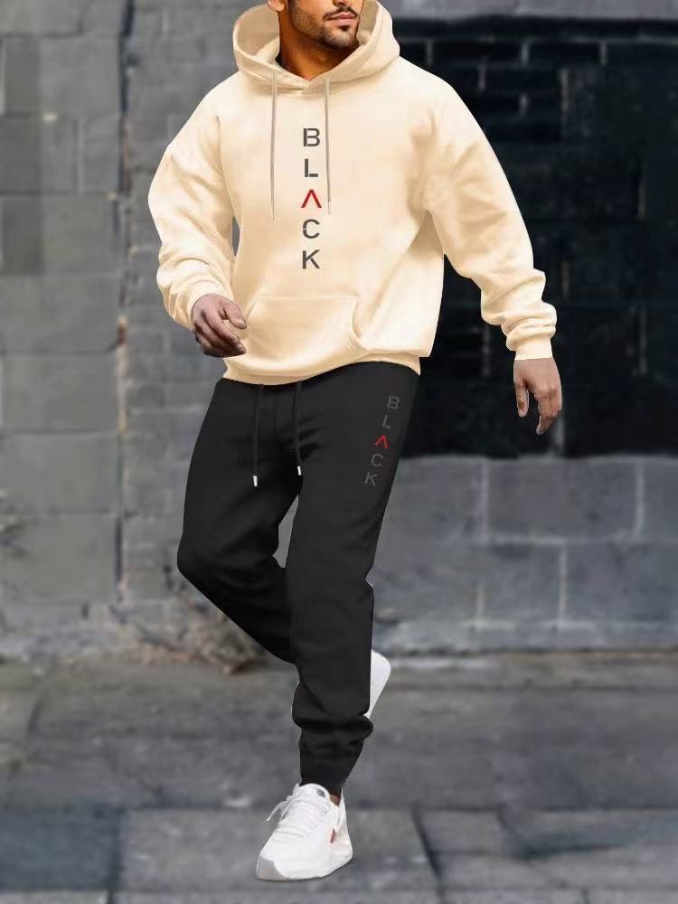 Mäns Hoodie och Joggingbyxor Set Mirla-Eva Jonsson