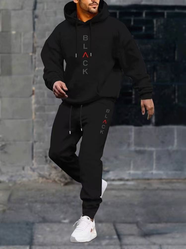 Mäns Hoodie och Joggingbyxor Set Mirla-Eva Jonsson