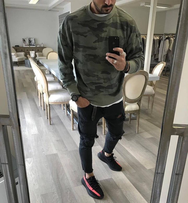 Mans kuschelig hoodie i högkvalitativa material Mirla-Eva Jonsson