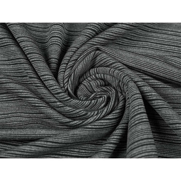 Mans långärmad polo med texturerad design Mirla-Eva Jonsson