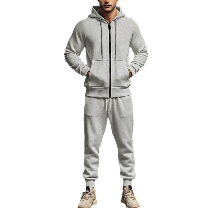 Mäns sportig hoodie-set med funktionella fickor och högkvalitativt hantverk Mirla-Eva Jonsson