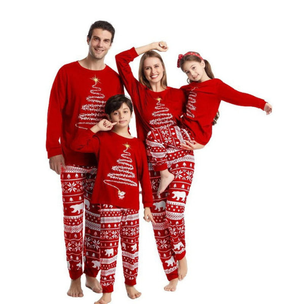 Matchande pyjamas - Mysig - Långärmad - Matchande julpyjamas - Familjens julpyjamas-Eva Jonsson
