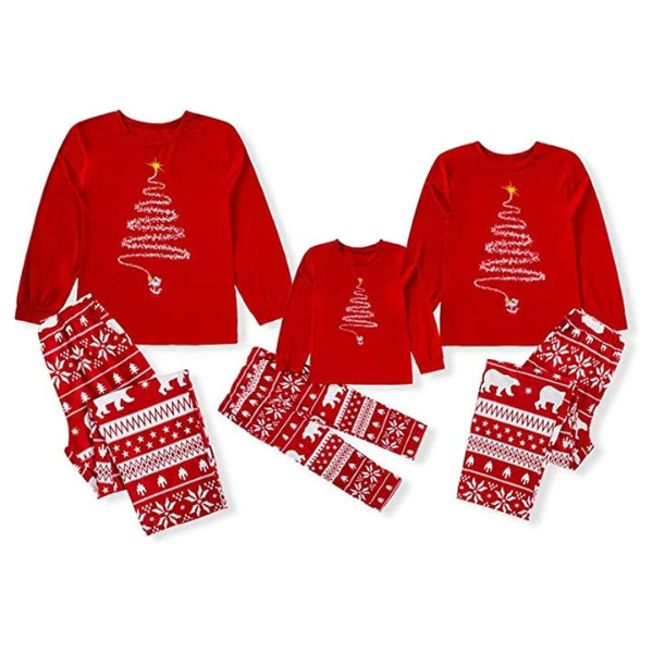 Matchande pyjamas - Mysig - Långärmad - Matchande julpyjamas - Familjens julpyjamas-Eva Jonsson
