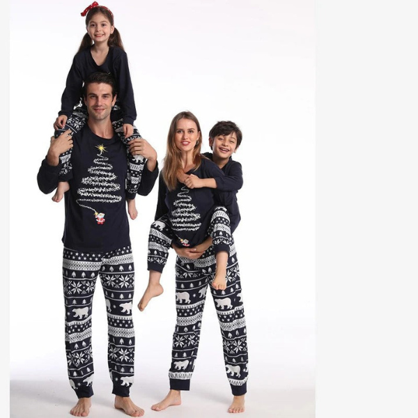 Matchande pyjamas - Mysig - Långärmad - Matchande julpyjamas - Familjens julpyjamas-Eva Jonsson