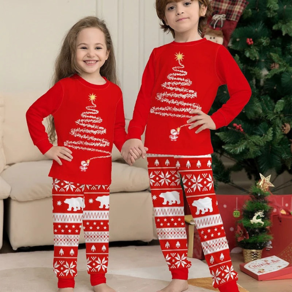 Matchande pyjamas - Mysig - Långärmad - Matchande julpyjamas - Familjens julpyjamas-Eva Jonsson