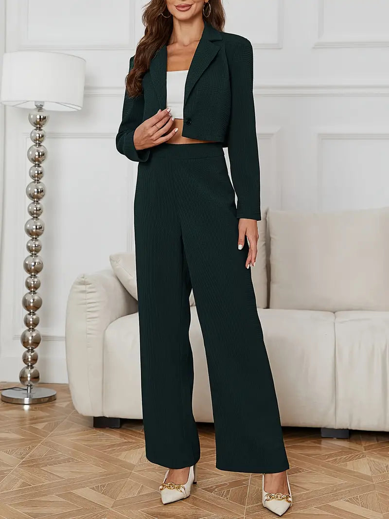 Melisse Matchande set | Business set för dam med byxor och jacka-Eva Jonsson