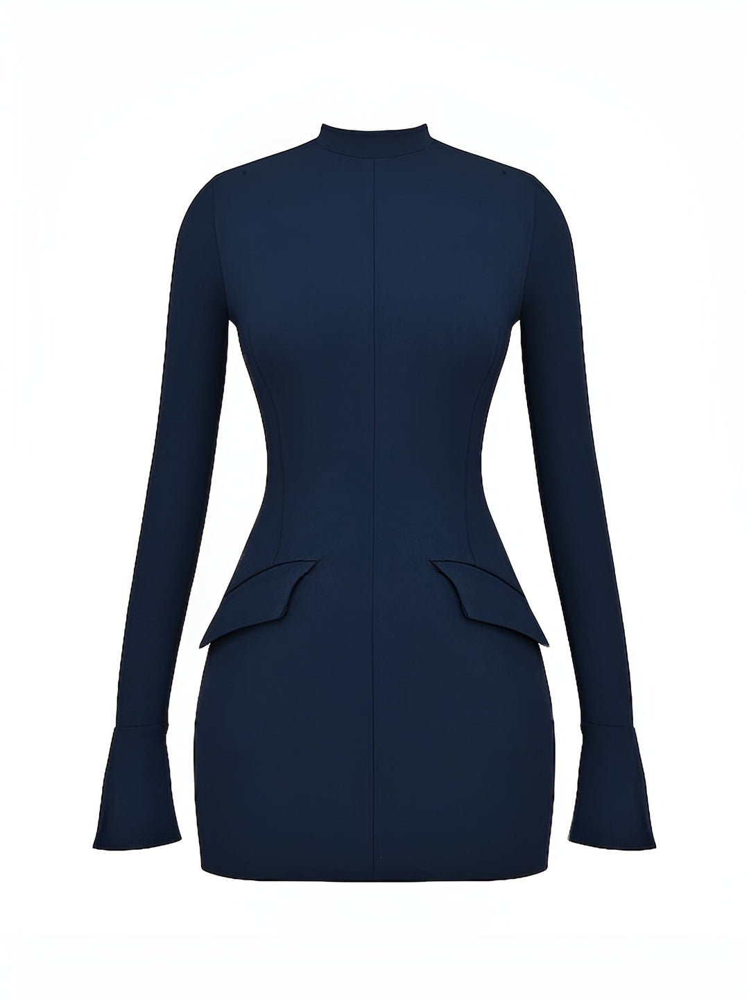 Miniklänning - Elegant långärmad bodyconklänning för kvinnor-Eva Jonsson