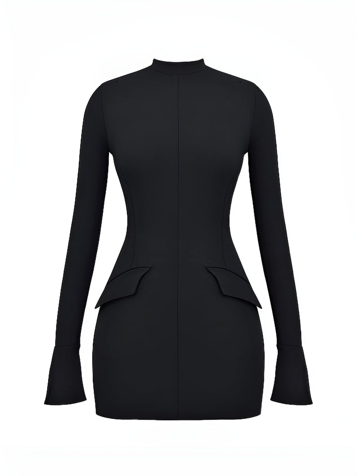 Miniklänning - Elegant långärmad bodyconklänning för kvinnor-Eva Jonsson