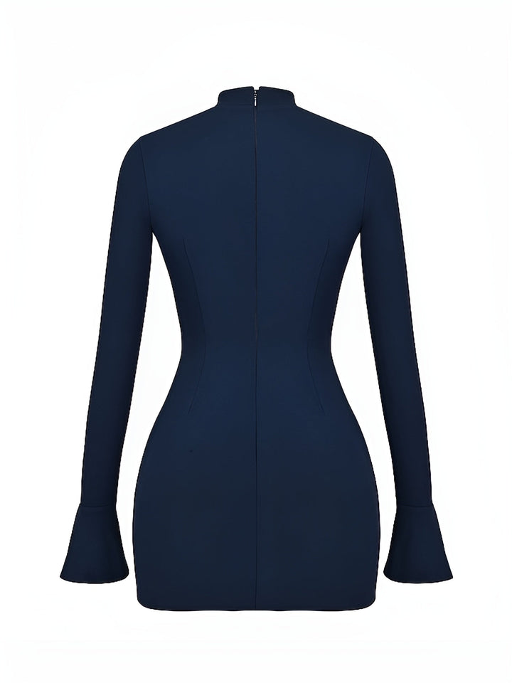 Miniklänning - Elegant långärmad bodyconklänning för kvinnor-Eva Jonsson
