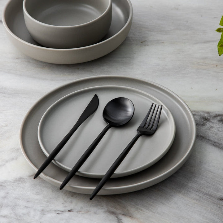 Minimalistisk Bestickset (20-delar) | Rostfritt Stål 18/10, Matt & Modern-Eva Jonsson
