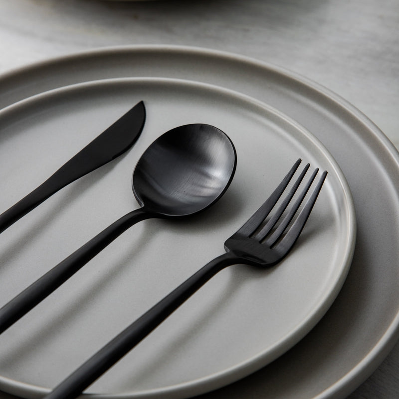 Minimalistisk Bestickset (20-delar) | Rostfritt Stål 18/10, Matt & Modern-Eva Jonsson
