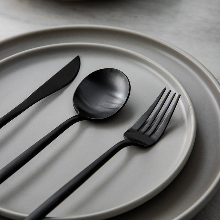 Minimalistisk Bestickset (20-delar) | Rostfritt Stål 18/10, Matt & Modern-Eva Jonsson