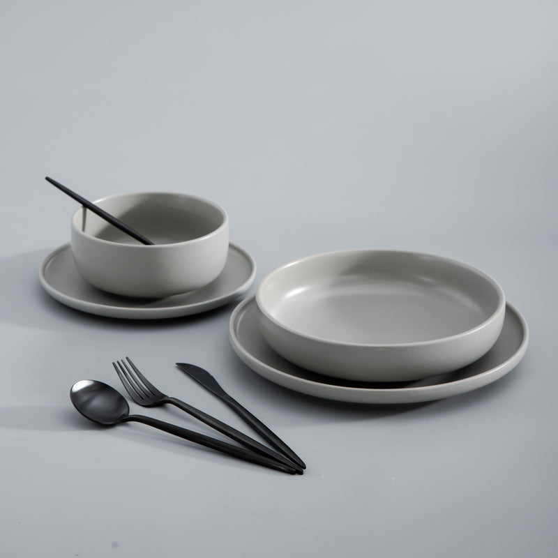 Minimalistisk Bestickset (20-delar) | Rostfritt Stål 18/10, Matt & Modern-Eva Jonsson