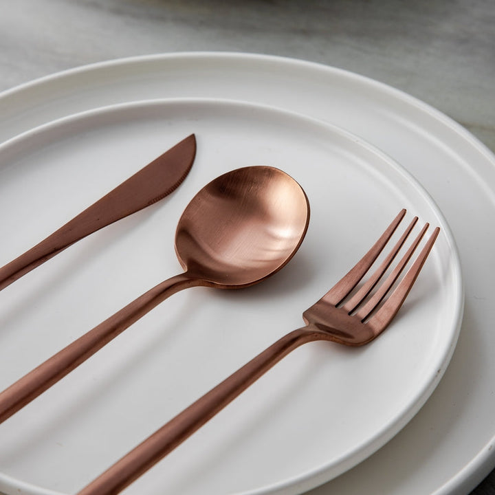 Minimalistisk Bestickset (20-delar) | Rostfritt Stål 18/10, Matt & Modern-Eva Jonsson