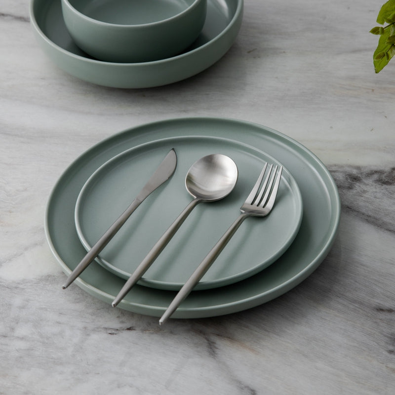 Minimalistisk Bestickset (20-delar) | Rostfritt Stål 18/10, Matt & Modern-Eva Jonsson