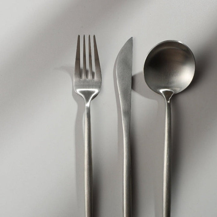 Minimalistisk Bestickset (20-delar) | Rostfritt Stål 18/10, Matt & Modern-Eva Jonsson