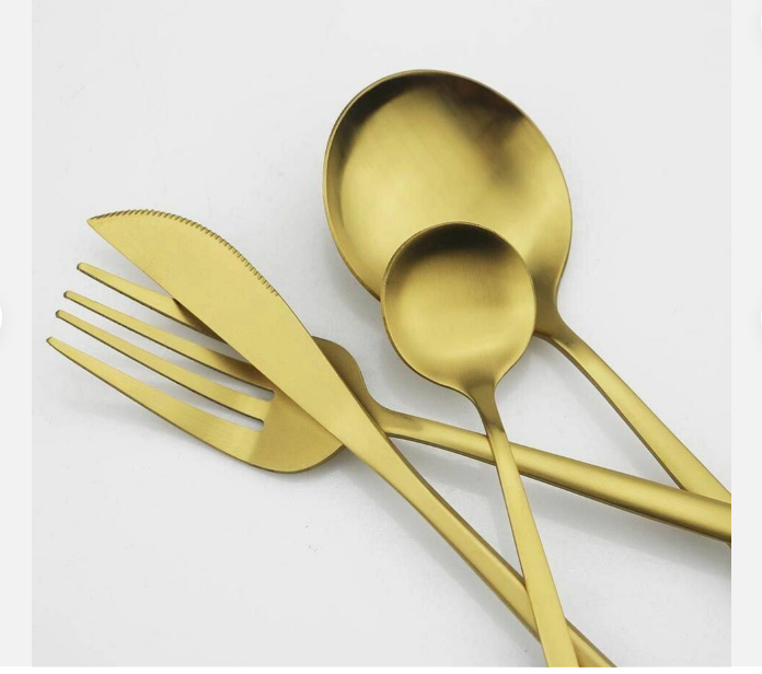 Minimalistisk Bestickset (20-delar) | Rostfritt Stål 18/10, Matt & Modern-Eva Jonsson