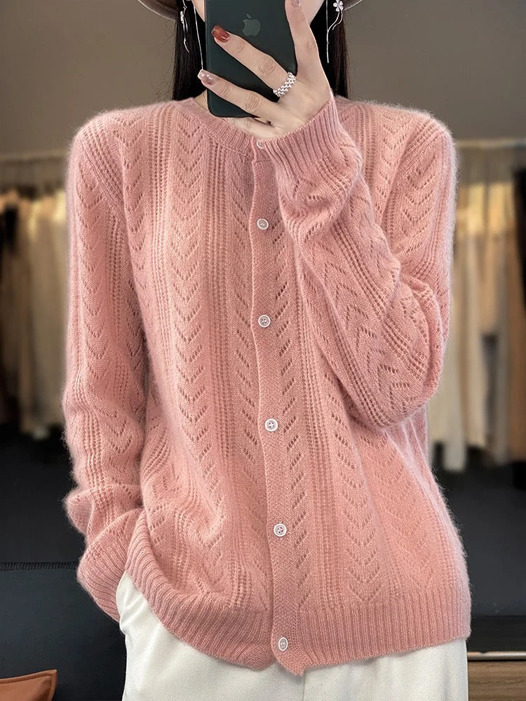Mirla | 100% Ull Cardigan-Eva Jonsson